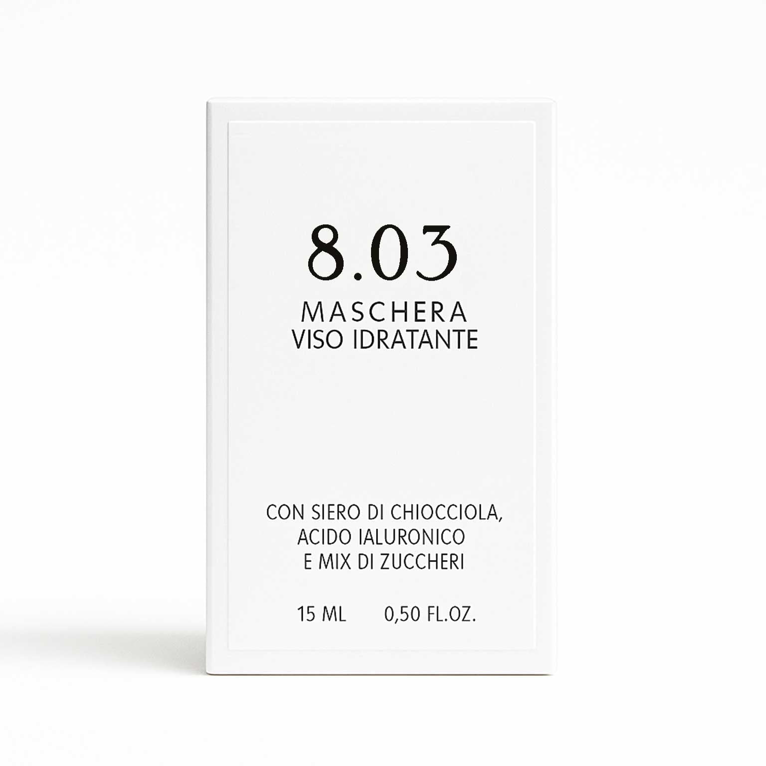 Maschera viso idratante 8.03 Eco Bio Cosmesi