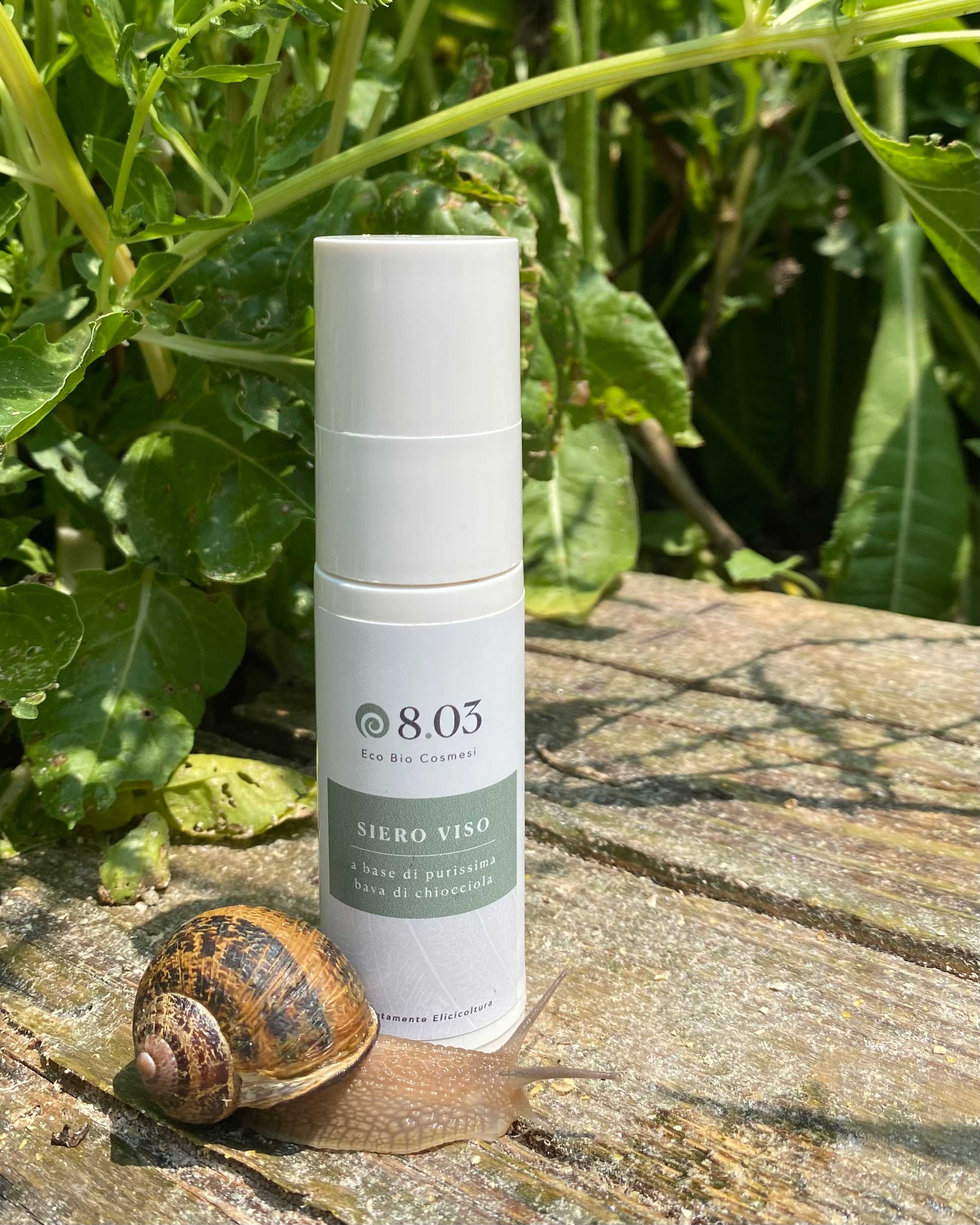 Siero viso a base di bava di chiocciola