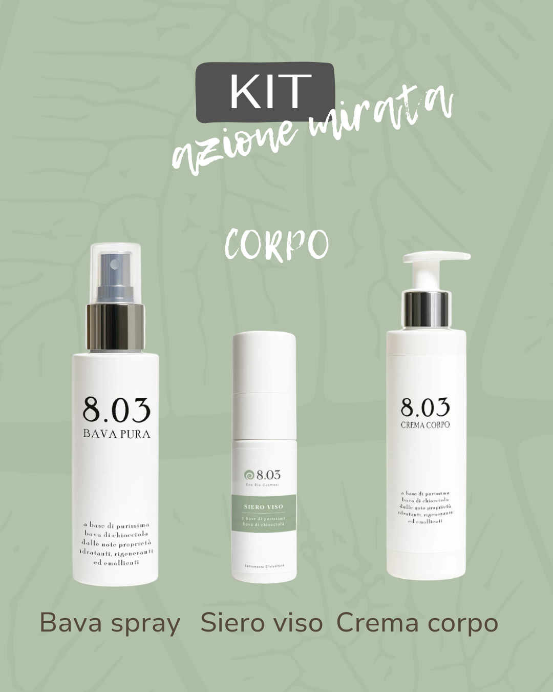 Kit AZIONE MIRATA corpo